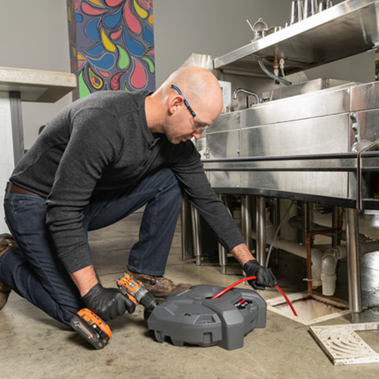 Ridgid Flexshaft K9-12 Wall-to-Wall Drain Cleaner