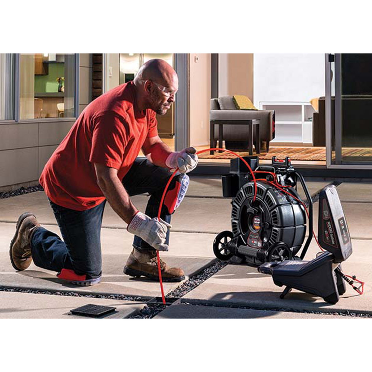 Ridgid SeeSnake® RM200 with TrueSense Self-Levelling 61m