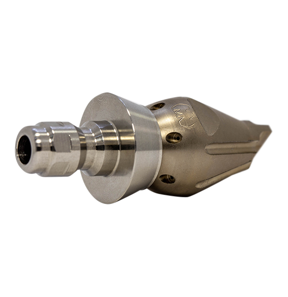 Screwdriver Invader Nozzle 1/4" with QR-C One Piece SS Skirt