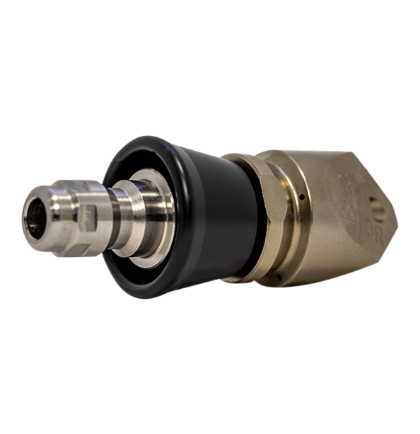 Trivector Penetrating Nozzle 1/4" with QR-A with Slim PVC Skirt