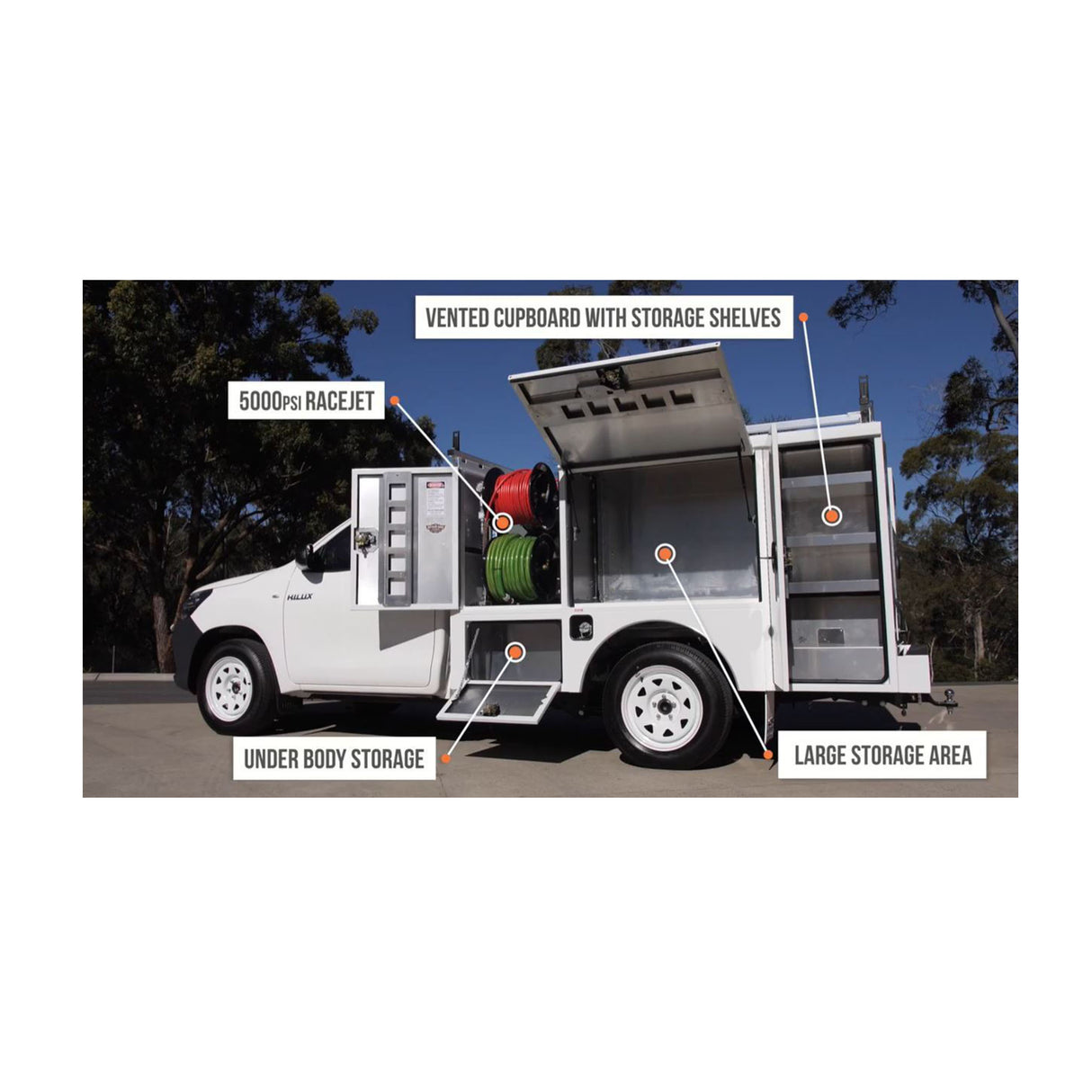 Turn Key Jetter Ute BODY ONLY