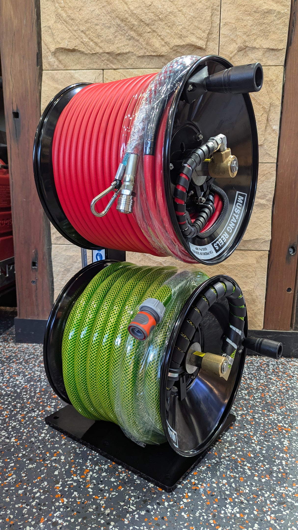 Mini Double Stacker Hose Reel