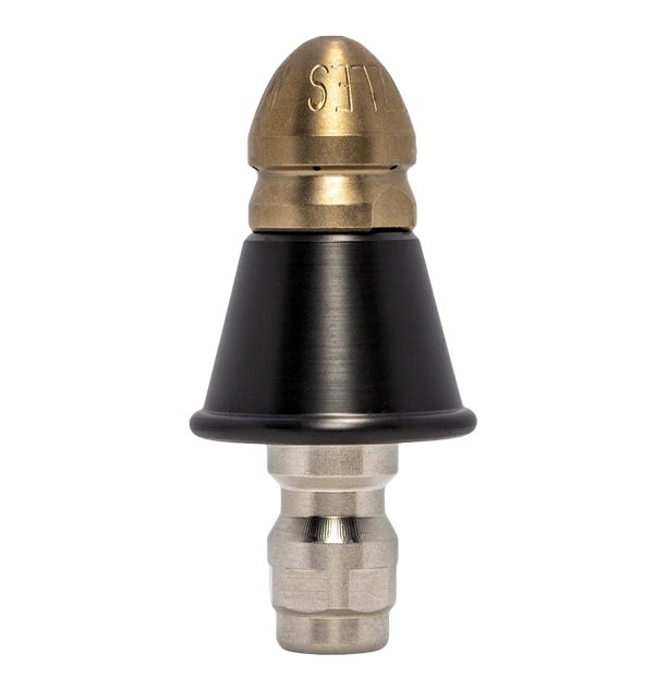 Compressor Nozzle 1/8" with QR-A Slim PVC Skirt