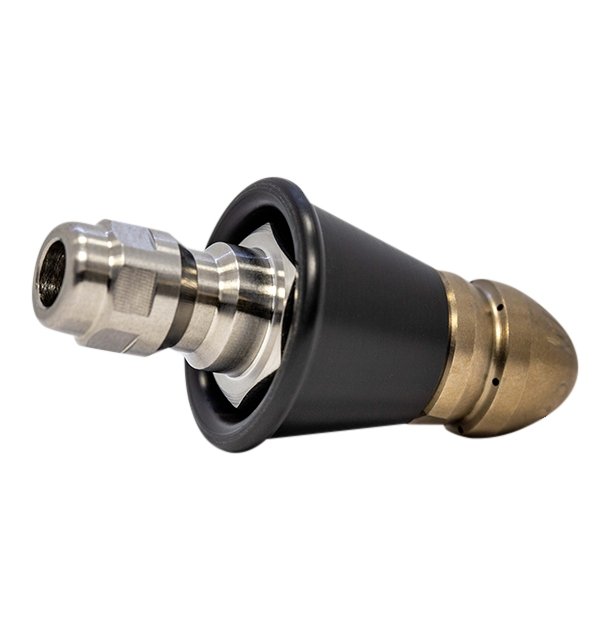 Compressor Nozzle 1/8" with QR-A Slim PVC Skirt