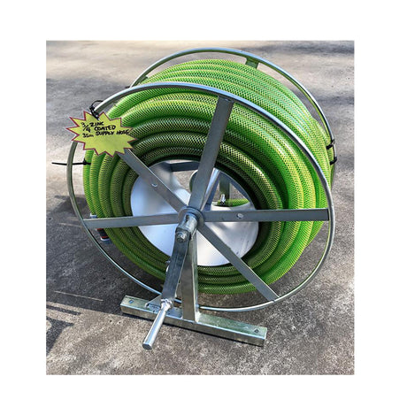 Galvanised Hose Reel 1/2" with 35m Hose