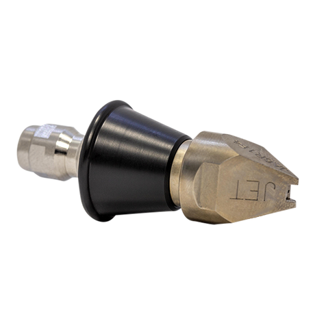 Jetaxe Invader  Nozzle 1/8" with Slim PVC Skirt