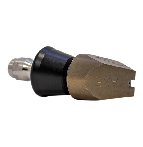 Jetaxe Invader  Nozzle 1/4" with Slim PVC Skirt