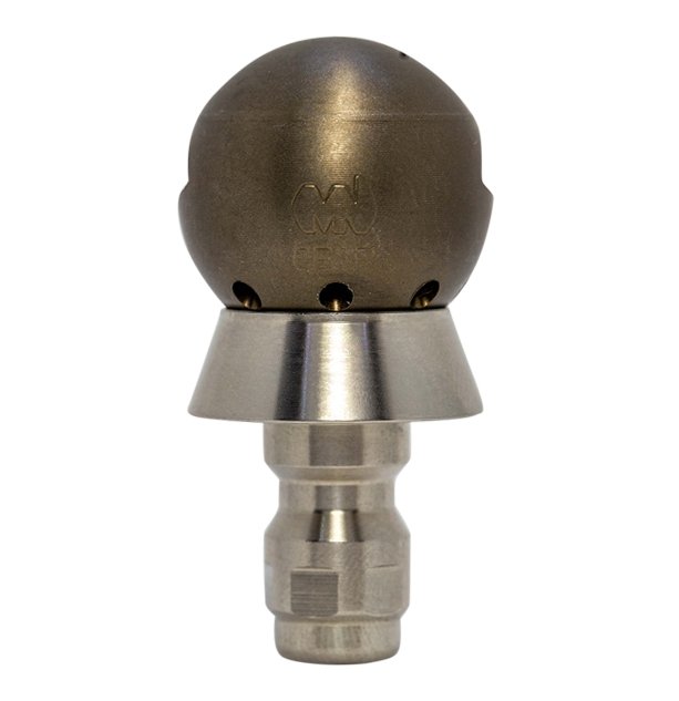 Grease Ball Thruster Nozzle 1 4 with QR C One Piece SS Skirt